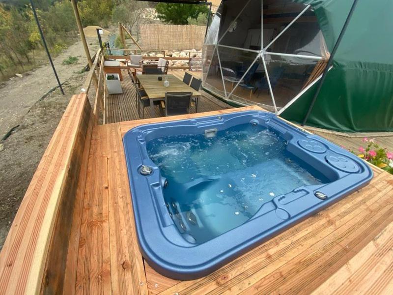Durban-Corbieres Bulle De L'Escale Coconing Avec Jacuzzi Privatifヴィラ エクステリア 写真